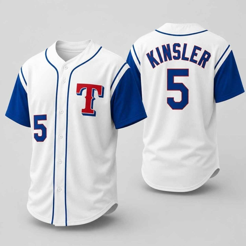NEW XL Ian Kinsler 2008 Sleeveless #5 Texas Rangers SGA Jersey  6/18/26